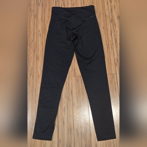 NWOT Adidas Black Leggings with White Logo - Picture 7 of 8